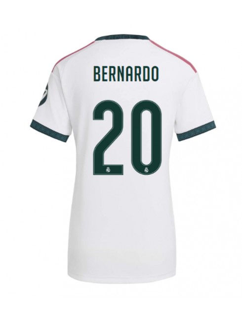 Ženski Nogometna dresi replika Real Madrid Bernardo Silva #20 Domači 2026-27 Kratek rokav Ženski Nogometna dresi replika Real Madrid Bernardo Silva #20 Domači 2026-27 Kratek rokav